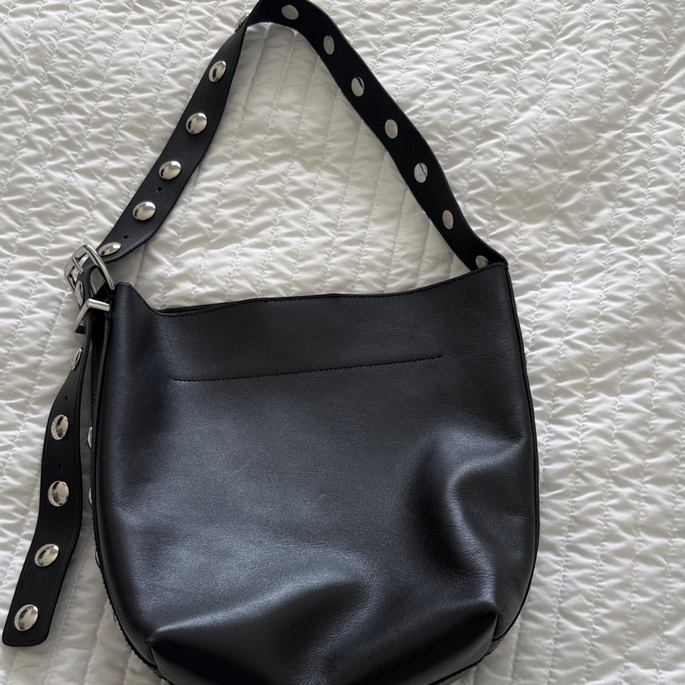 Black Madewell Leather Shoulder Bag
